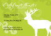 Great White Deer Invitation